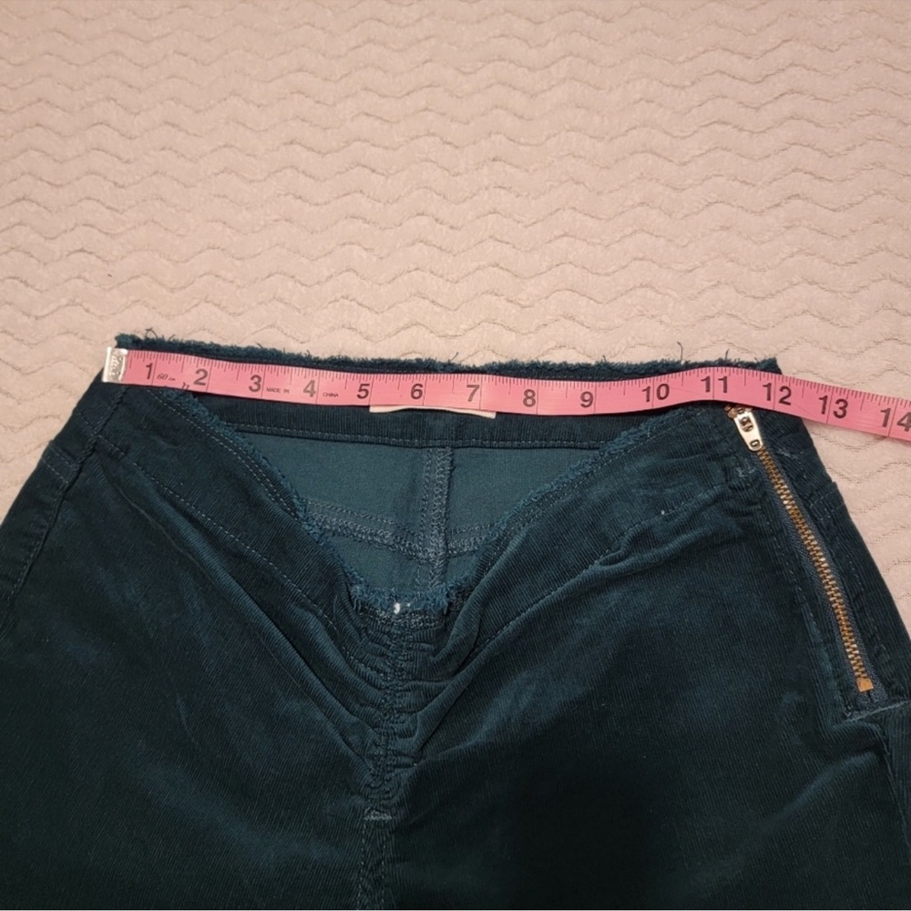 PacSun Low Rise Bootcut Corduroy Flare Pants Tall Size 26 Teal - Picture 12 of 12